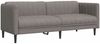 vidaXL Sofa 3-Sitzer , Taupe Bild 2