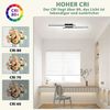 Nettlife LED Deckenleuchte Flur Wohnzimmer Schwarz moderne Kristall Deckenlampe 12/24W, LED fest integriert, Warmweiß, Flur Küche Bild 2
