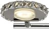 LED Deckenleuchte, Kristallglas Chrom, Spots beweglich, L 21 cm Bild 5