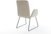 Esszimmerstuhl Vinja-Flex Webstoff Soft Beige Kufengestell Schwarz Bild 5