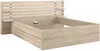 Vente-unique - TENALIA Bett Holz, Platte Beige - B 216,8 cm x H 98,2 cm x L 235,4 cm Bild 3