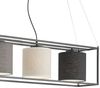 Fischer & Honsel 60809 Pendelleuchte Gilli 3-flammig schwarz sand grau Bild 4