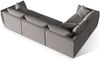 Micadoni Ecksofa Chris 4-Sitzer Links Samt Grau Bild 3