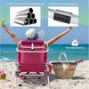 COSTWAY Campingstuhl (1 St), Strandstuhl Klappstuhl, 5 fach verstellbar Bild 4