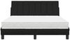 vidaXL Bett mit Matratze "Hanko" Schwarz 120x200 cm Stoff 3310519 Bild 5