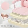 Woltu Gaming-Stuhl (1 St), mit Kopfkissen Lendenkissen Fußstütze, ergonomisch, Netzstoff Bild 4