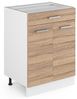 Küchenunterschrank R-Line Sonoma 60 cm mit Schublade, ohne Arbeitsplatte Vicco Bild 4