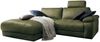 KAWOLA Sofa LOLA Ecksofa Leder moosgrün mit motorischer Relaxfunktion Recamiere links 82 x 178 x 233 cm Bild 3