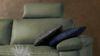 KAWOLA Sofa LOLA Ecksofa Leder moosgrün mit motorischer Relaxfunktion Recamiere links 82 x 178 x 233 cm Bild 5