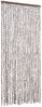 vidaXL Insektenschutz-Vorhang Taupe und Weiß 90x220 cm Chenille 325461 Bild 2