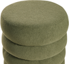 Pouf SUMPTER Bouclé Grün Bild 5