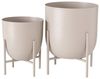 Blumentopf aus Metall KILANA, 2er-Set Bild 4