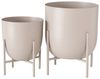 Blumentopf aus Metall KILANA, 2er-Set Bild 5