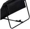 Spetebo Strandmatte 2er Set klappbar mit Verstellbarer Lehne - schwarz - Liegematte faltbar 145x48 cm mit Kopfkissen - Gartenliege Strandliege Sonnenmatte für Garten Camping Picknick Reise Urlaub Bild 3