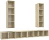 vidaXL TV-Wandschränke 4 Stk. Sonoma-Eiche Spanplatte [3079892] Bild 2