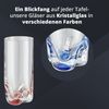 Peill+Putzler Germany 4er Set Longdrinkgläser mit buntem Boden, 300 ml Volumen, mehrfarbige Trinkgläser, Wassergläser in 6 Farben, Coctailgläser, spühlmaschinengeeignet & pflegeleicht Bild 2