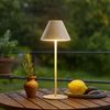 LED Tischleuchte, sand, Akku, Touchdimmer Bild 3