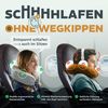 SEI Design Nackenstützkissen Nackenhörnchen - Nackenkissen Flugzeug - Reisekissen aus Memoryschaum, Bezug: Kühlend abnehmbar mit Reißverschluss und Kordel, Reisen, Flügzeug, Bahn, Auto, Büro, mitzunehmen. Bild 4