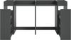 Waschmaschienenumbau Set (B/H/T: 190x101x60 cm) in anthrazit Nachbildung Bild 3