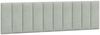 vidaXL Bett mit Matratze "Hanko" Hellgrau 180x200 cm Samt 3208610 Bild 5