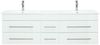 Badmöbel Milano XL 172cm Doppel- Waschtisch SoftClose weiss hochglanz : Weiss hochglanz Bild 3