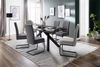 Esstisch >EVERETT< in Anthrazit aus Glas - 180x75x95cm (BxHxT) Bild 5