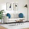 vidaXL Sitzkissen 2 pcs Blau Ø50 x 19 cm Samt 42014173 Bild 4