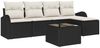 vidaXL Gartensofa-set Schwarz Poly-Rattan 3346007 Bild 2
