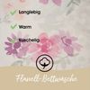 DOBNIG Bettwäsche Flanell, Flanell, 2 teilig, rosa Blümchen, weißer Hintergrund Bild 4