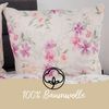 DOBNIG Bettwäsche Flanell, Flanell, 2 teilig, rosa Blümchen, weißer Hintergrund Bild 3
