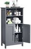 Yaheetech Badkommode Badschrank Küchenschrank, Sideboard Weiß 93*50*30cm Bild 5