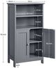 Yaheetech Badkommode Badschrank Küchenschrank, Sideboard Weiß 93*50*30cm Bild 3