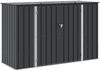 vidaXL Gartenlagerbox Schwarz 214 x 82 x 132 cm Stahl 42011285 Bild 2