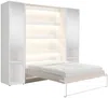 Vente-unique - RAPILI Bett Holz, Platte BeigeWeiß - B 50 cm239,2 cm x H 225,2 cm x L 179 cm Bild 3