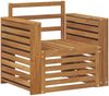 vidaXL Outdoor-Sofa Massivholz Akazie Natur 3436359 Bild 2