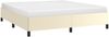 vidaXL Bettgestell Creme 160x200 cm Kunstleder [347259] Bild 3