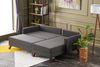 Eckschlafsofa, 'Bella', 85 x 81 x 205, Anthrazit Bild 3