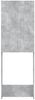 vidaXL Waschmaschinenschrank Betongrau 64 x 25,5 x 190 cm [808417] Bild 3