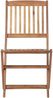 vidaXL Klappbare Gartenstühle 8 Stk. Massivholz Akazie 3075112 Bild 3