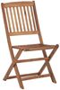 vidaXL Klappbare Gartenstühle 8 Stk. Massivholz Akazie 3075112 Bild 2