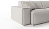 KAWOLA Sofa RANI Ecksofa Cord steingrau Recamiere rechts 71 x 189 x 299 cm Bild 5