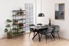 Regal >Angus< in schwarz, MDF, Stahl - 94x172x27cm (BxHxT) Bild 4
