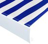 vidaXL Motorisierte Kassetten-Markise 350x250 cm Blau und Weiß 3052656 Bild 4