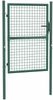 vidaXL Zauntor Stahl 100x125 cm Grün 145733 Bild 2
