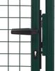 vidaXL Zauntor Stahl 100x125 cm Grün 145733 Bild 5