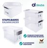 DEUBA® 8x Aufbewahrungsbox mit Deckel 40L Bild 5