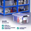 DEUBA® 8x Aufbewahrungsbox mit Deckel 40L Bild 3