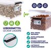 DEUBA® 8x Aufbewahrungsbox mit Deckel 40L Bild 4