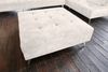 KAWOLA Sofa WIOLO Ecksofa velvet mit Hocker cremeweiß 80 x 350 x 350 cm Bild 5