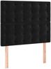 vidaXL Boxspringbett mit Matratze Schwarz 90x200 cm Samt 3138063 Bild 5